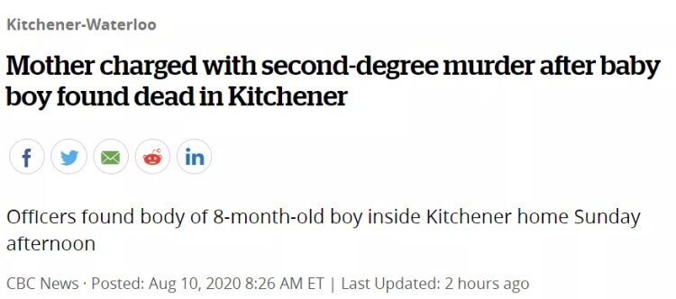 加拿大又爆杀婴案！两周2男孩被杀最小8个月，凶手都是亲妈！-1.jpg