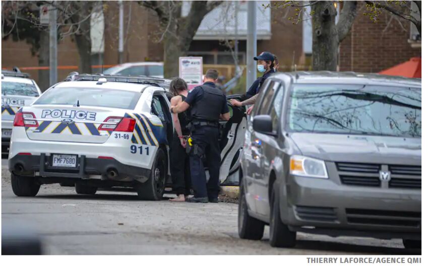 蒙特利尔南岸一女子遭到武力袭击，大批警员和特警队出动-3.jpg
