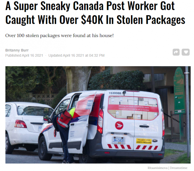 惊！Canada Post员工家中搜出100个失窃包裹！-1.png