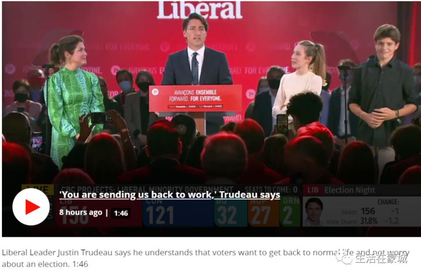特鲁多再次连任加拿大总理，今早出现在蒙特利尔地铁站-3.jpg