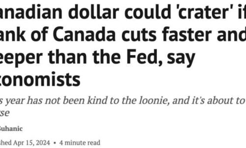 加拿大与美国降息预期迎来重大分歧 加币还要跌?