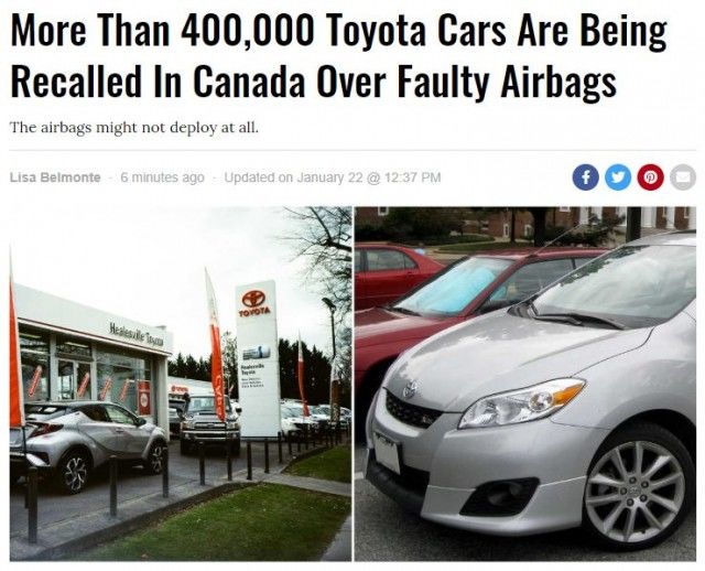 华人注意！加拿大超400,000辆汽车被召回！-1.jpg
