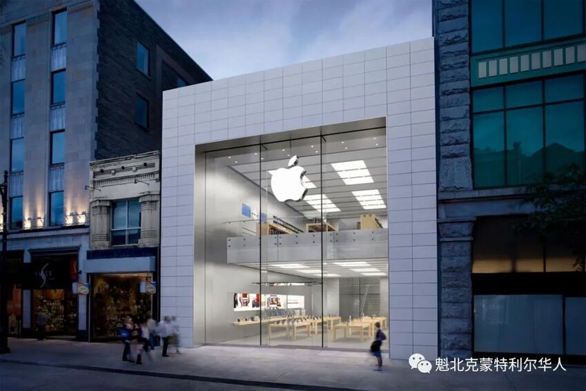 蒙特利尔市中心苹果店疑似爆发疫情 突然关门，顾客不安-2.jpg