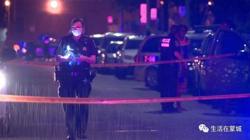 蒙特利尔Saint-Laurent区发生枪击事件，一名男子中枪受伤-1.jpg