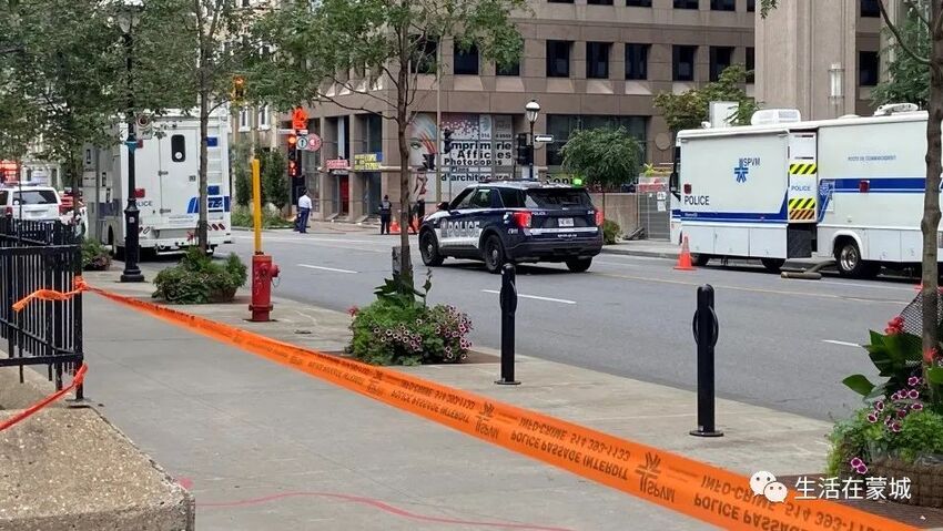 蒙特利尔市中心今晨发生两起袭击事件，一人死亡 两人受伤-1.jpg