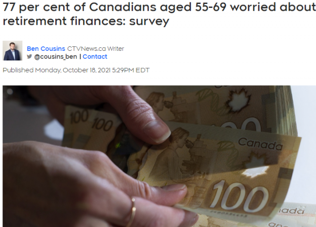 加拿大人发愁退休养老钱不够 每月实际00元-1.png