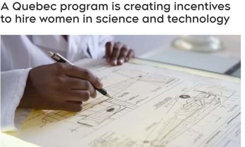 女性福利！魁省正在制定激励措施，鼓励科技领域招聘更多女性 ... ...