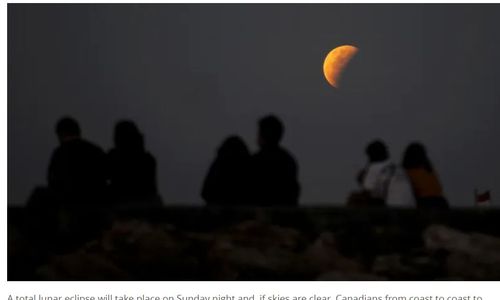 别错过！加拿大本周日夜空将现红色"超级月亮"！抬头就能看见！ ... ... ... ...