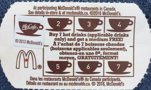 注意！麦当劳加拿大 下个月起淘汰贴纸卡片的免费积分计划
