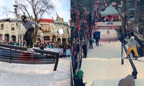 蒙特利尔市中心将举办刺激的雪地极限运动比赛 免费观看