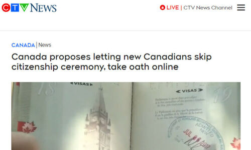 注意！加拿大联邦政府要将入籍仪式改为线上宣誓