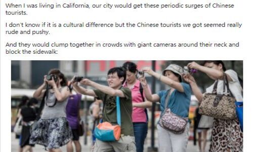 最讨厌外国人做什么? 美网友：中国人到处拍照