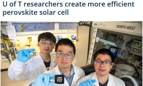 骄傲！加拿大大学三名华裔学生发明“历史级”太阳能电池！ ...
