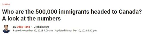 加拿大每年50万新移民到底是谁？技术工人大增，难民减