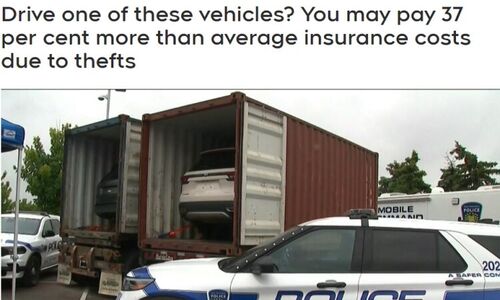 全加拿大人都遭殃 盗窃事件频发车保费用暴涨37%