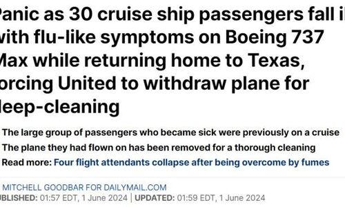 加拿大起飞航班混乱：30名乘客集体病倒