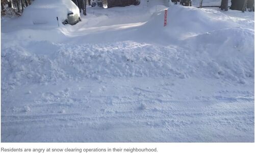 魁省居民愤怒：给除雪公司付了钱 40厘米暴雪没人清理