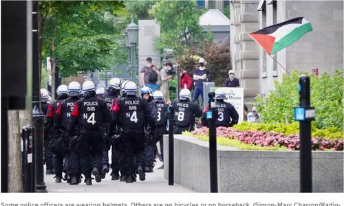 今天要远离市中心麦大校园！大批警察进入 学校取消一切活动 ... ... ...