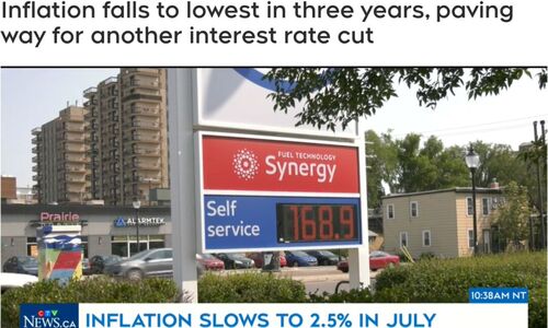 加拿大7月通胀数据出炉 降至三年来最低 普遍预计再次降息
