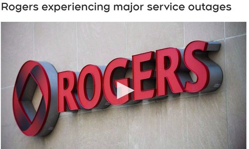 又崩了！加拿大电信巨头Rogers和Fido服务大面积中断