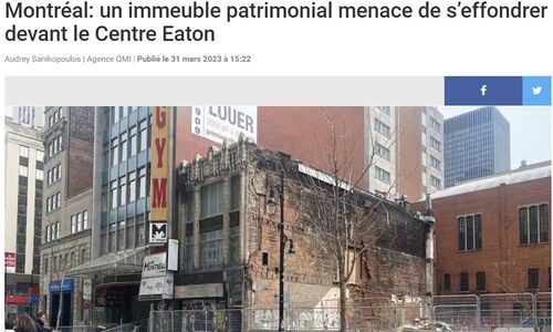 市中心街道紧急关闭！蒙特利尔这座百年历史建筑有倒塌的危险 ...