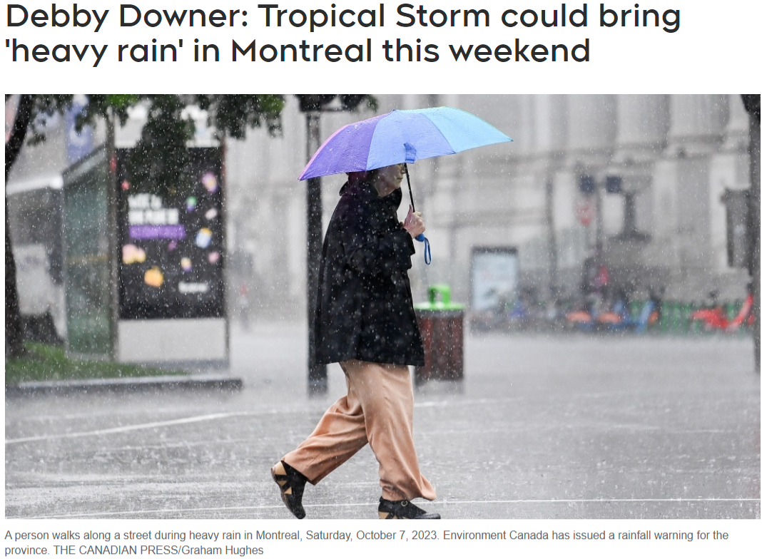 强降雨来袭！蒙特利尔等魁省多地都受影响！