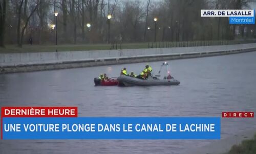 突发！蒙特利尔一辆汽车开进Lachine河里，救援部门正在搜救