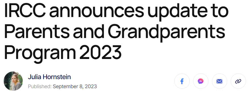 加拿大刚刚宣布开放2023年父母团聚移民！将向这些人发出邀请… ... ...