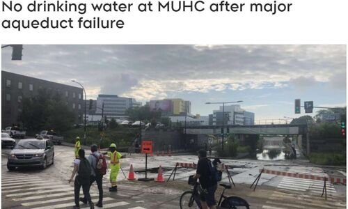 避开这里！蒙特利尔主要水管破裂 道路关闭 医院受重大影响