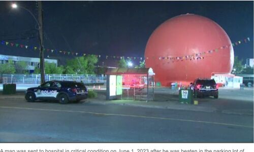 蒙特利尔地标建筑停车场 一名男子被活活打死