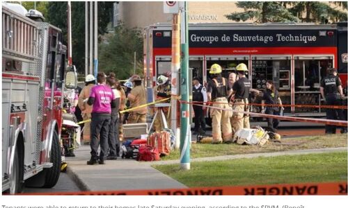 蒙特利尔一栋公寓楼发生倒塌 一人死亡 2人受伤