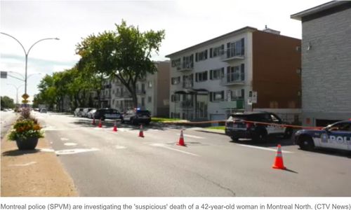 蒙特利尔一栋公寓楼内一名女子被发现死亡，死因可疑