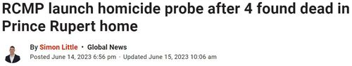 悲剧！加拿大亚裔一家四口在家中被发现死亡