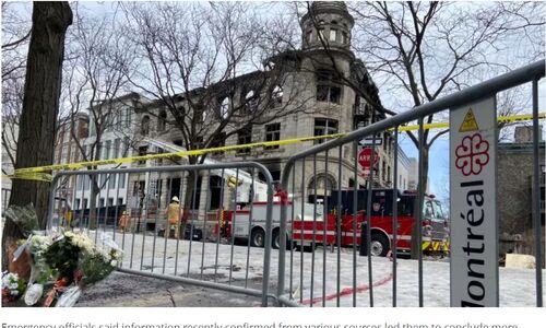 蒙特利尔历史建筑重大火灾 至少6人失踪