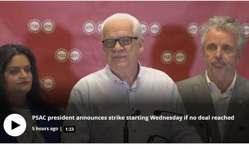 注意！加拿大全国公务员可能将于周三举行大罢工