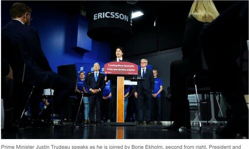联邦宣布与爱立信合作 将在蒙特利尔创造数百个就业机会
