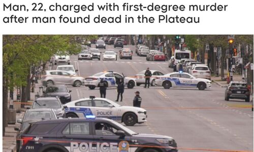 蒙特利尔街头小巷内男子死亡 22岁男子被逮捕被控一级谋杀
