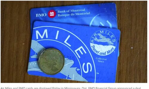 BMO签署协议 同意收购Air Miles积分计划