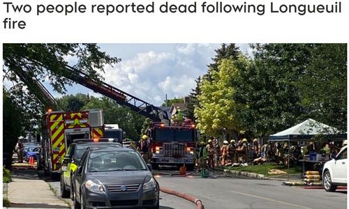 蒙特利尔南岸一栋房子发生火灾 一人重伤 两人死亡