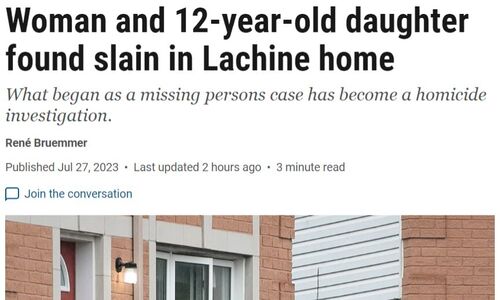 突发！蒙特利尔安静街区母女俩被谋杀 附近河中发现男子尸体 ...