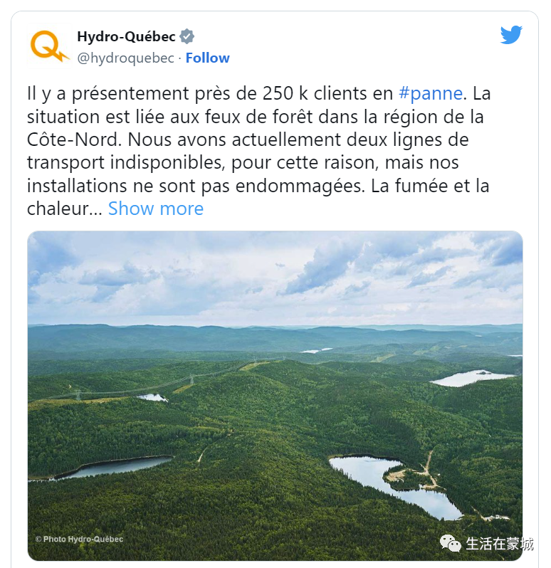 魁省突发大停电！25万户断电，RBC银行大面积技术故障