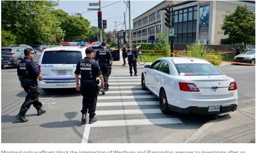 蒙特利尔警察今天在追捕中被刺伤 伤势严重