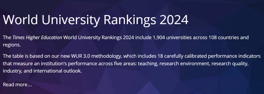 2024年全球最佳大学排名 加拿大3所大学挤进前50