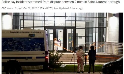 蒙特利尔Saint-Laurent区一名男子被刺身亡