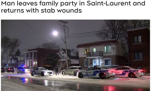 蒙特利尔Saint-Laurent区发生袭击案 一名男子被刺伤