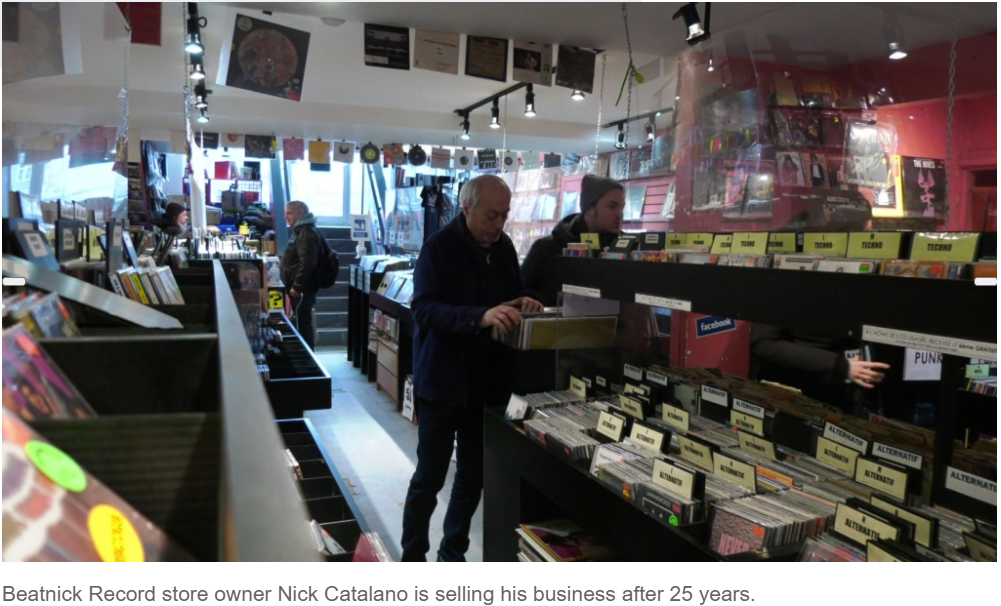 蒙特利尔标志性唱片店经营25年后 正在出售