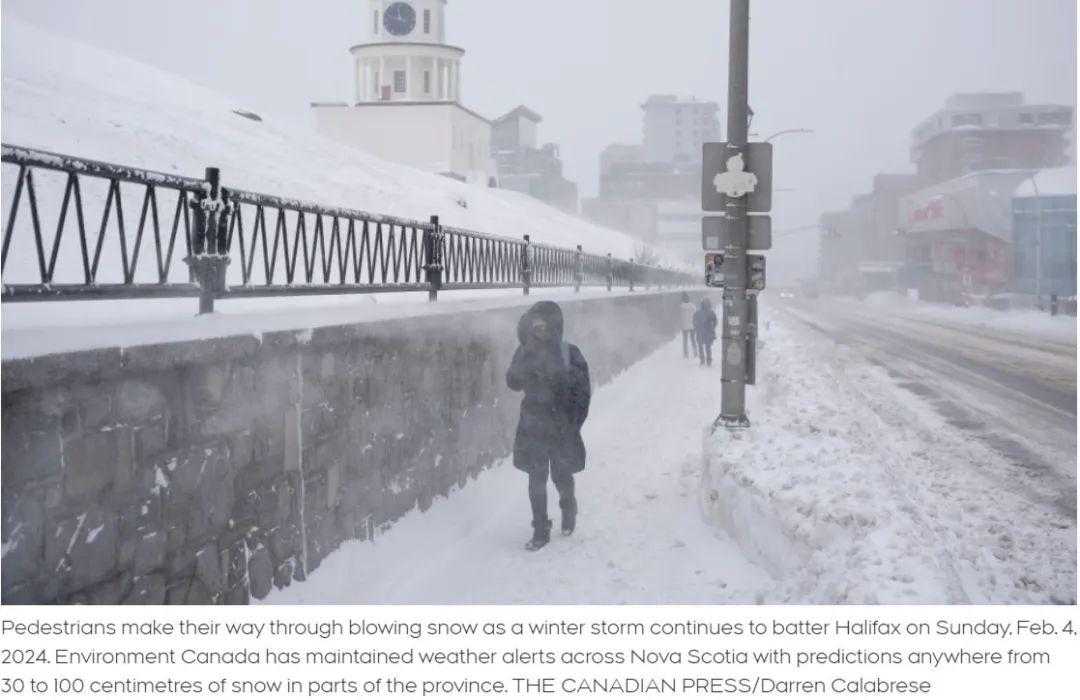 魁省等加拿大多地气温骤降 极寒、大雪和冻雨狂风袭来