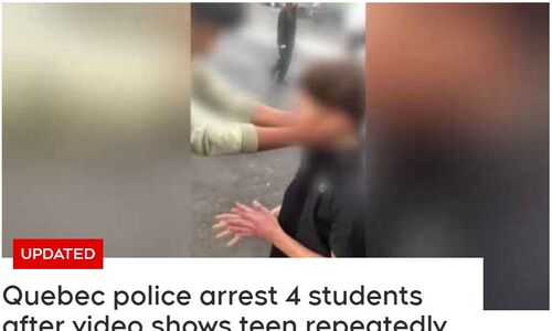 令人发指！蒙特利尔南岸中学校园暴力事件 四名学生被捕