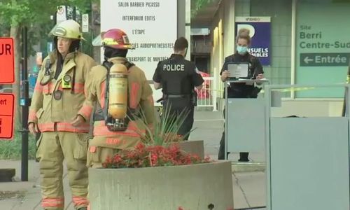 蒙特利尔市中心一栋建筑疑似被人纵火 警方正在调查