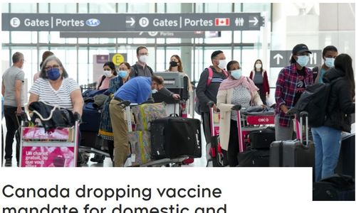 加拿大即将取消国内和出国旅行者完全接种疫苗的要求